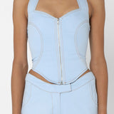RAMONA CORSET | LIGHT BLUE
