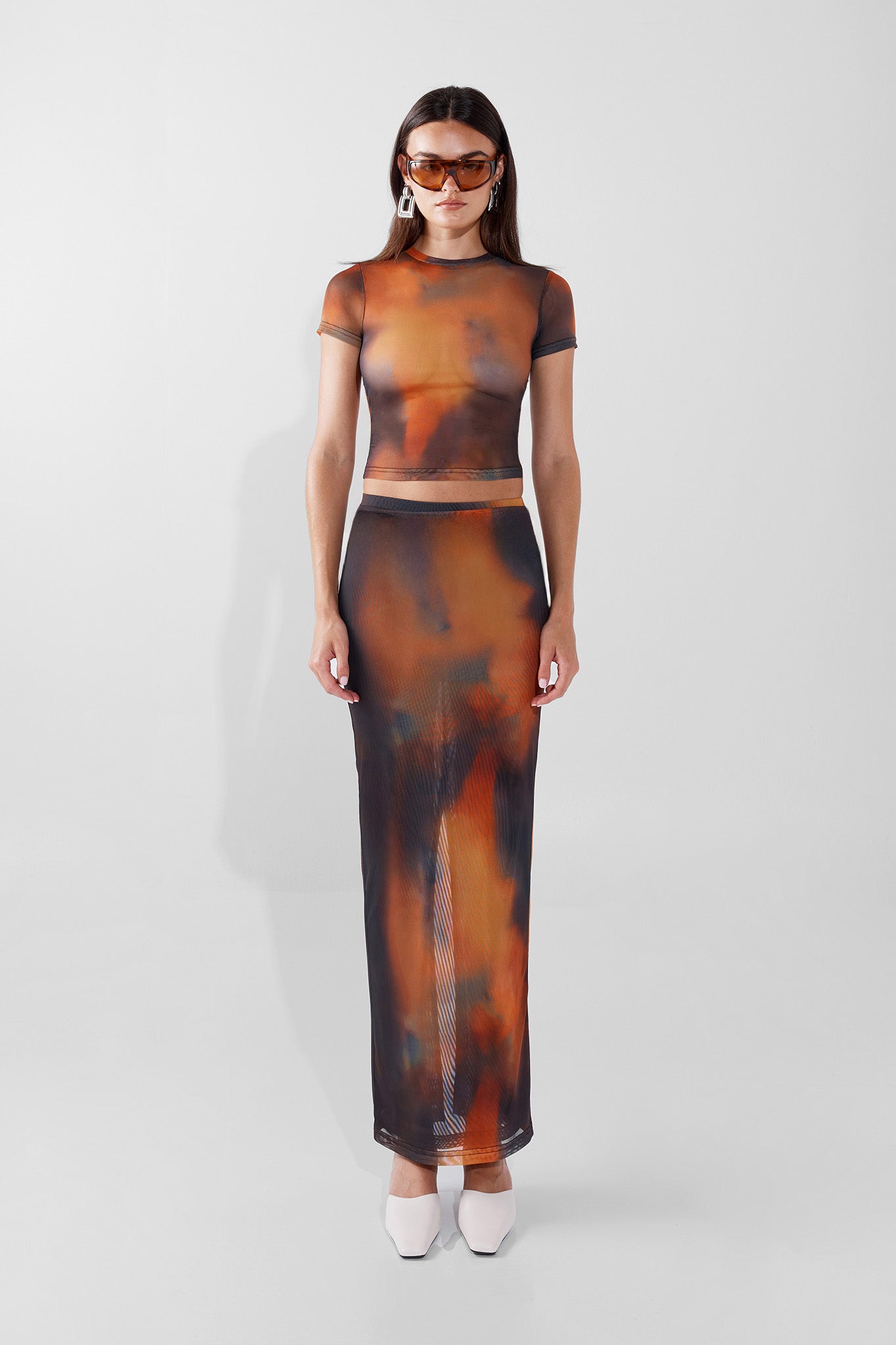 MADDOX MAXI SKIRT | SUNSET