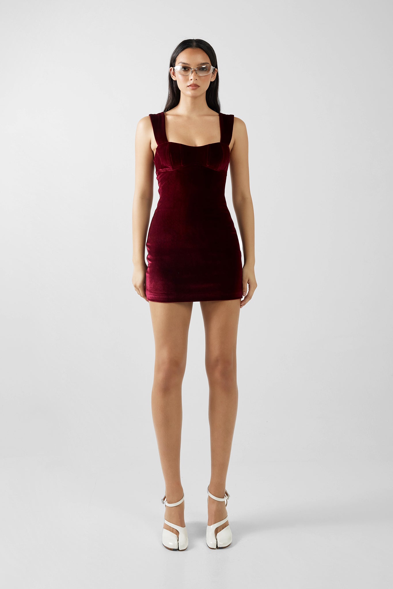 SALMA MINI DRESS | WINE