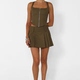 HOLLY SKIRT | KHAKI