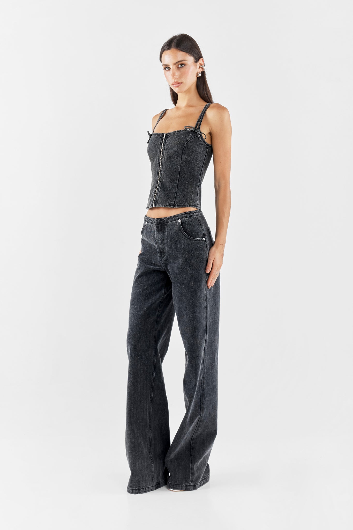 SANTAL TOP | PINSTRIPE