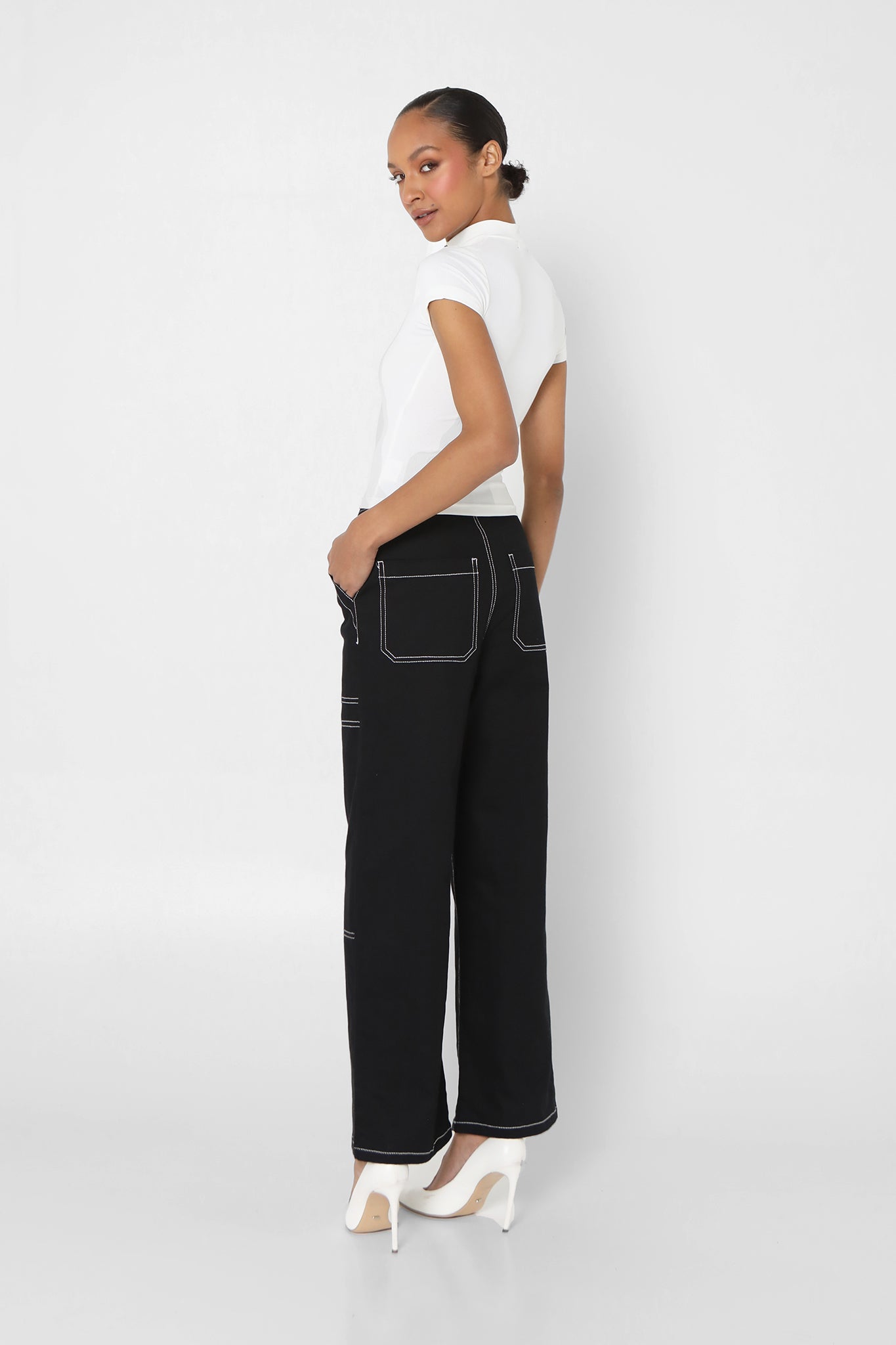 SYDNEY ZIP TOP | WHITE