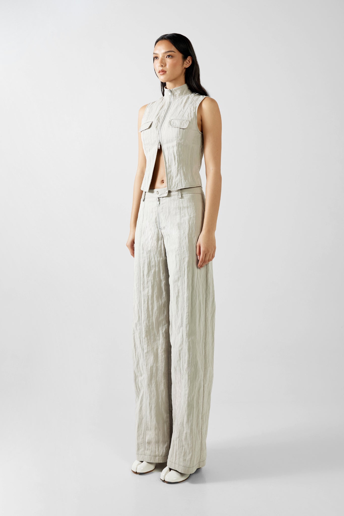 TASHA VEST | COOL GREY