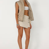 THEO VEST | MUSHROOM