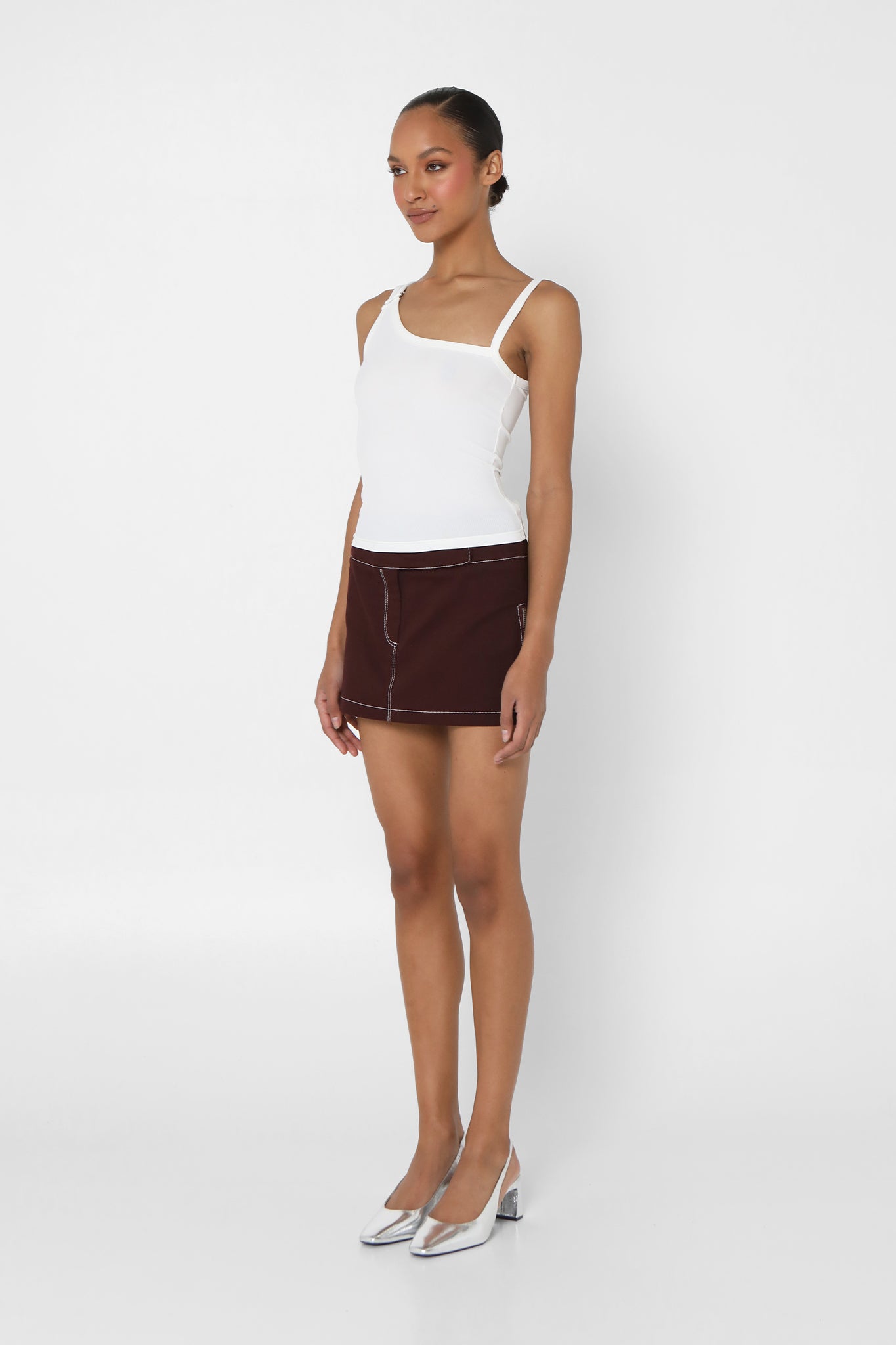VAEDA SKIRT | PLUM