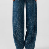 VALENTINO PANTS | INDIGO SEQUIN