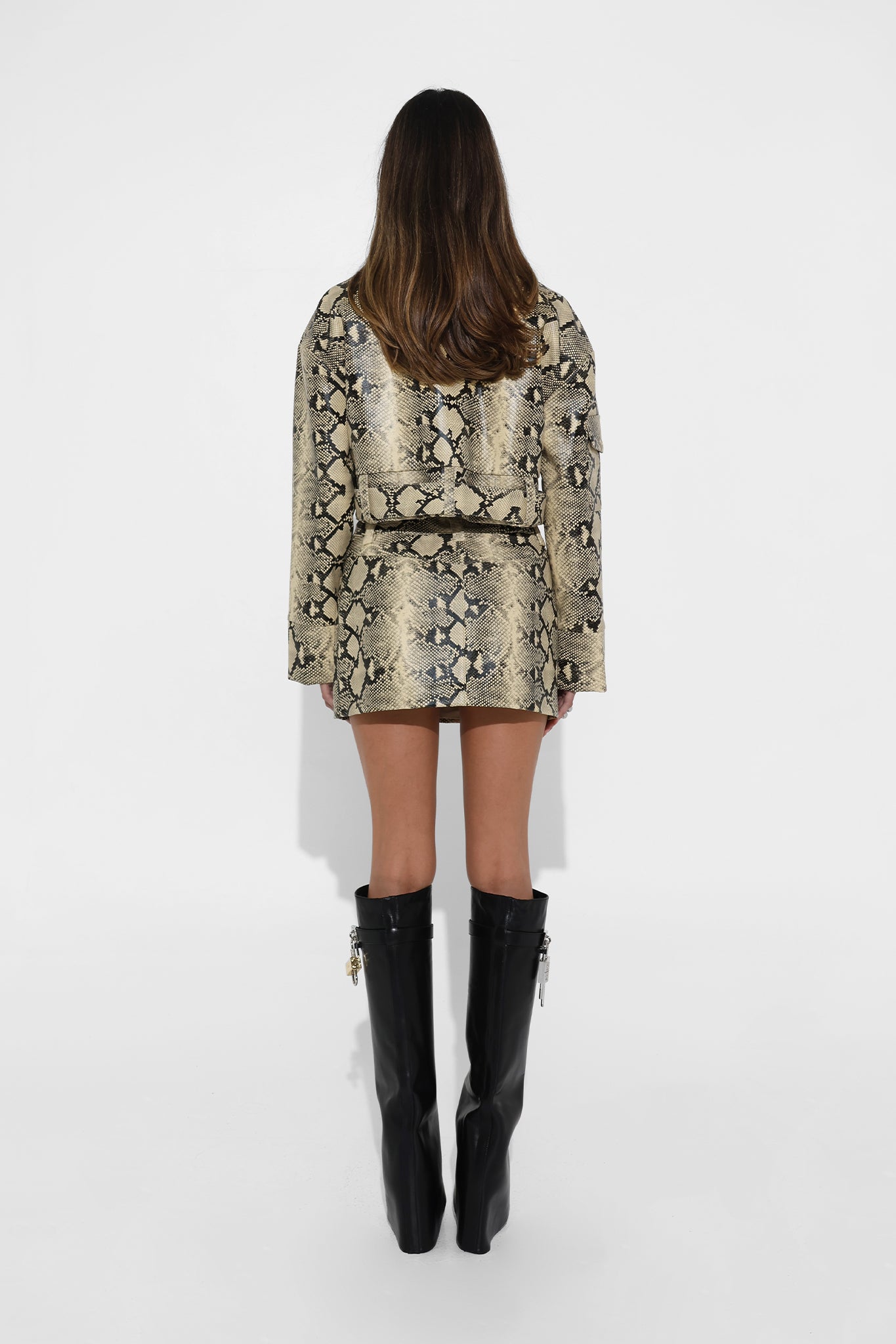 XAAVIER MINI SKIRT | SNAKE