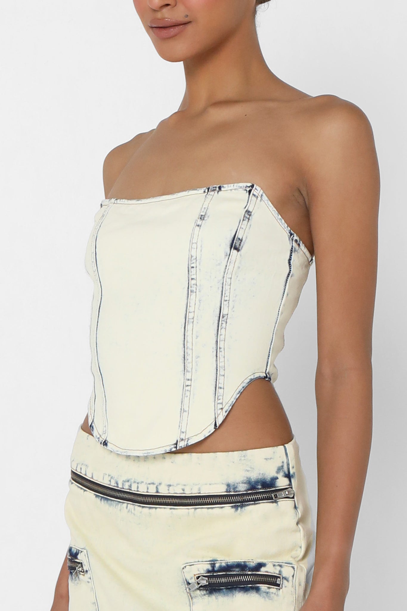 ZAYNE CORSET | ACID WASH