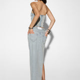 ZAYNE CORSET | BLUE DENIM