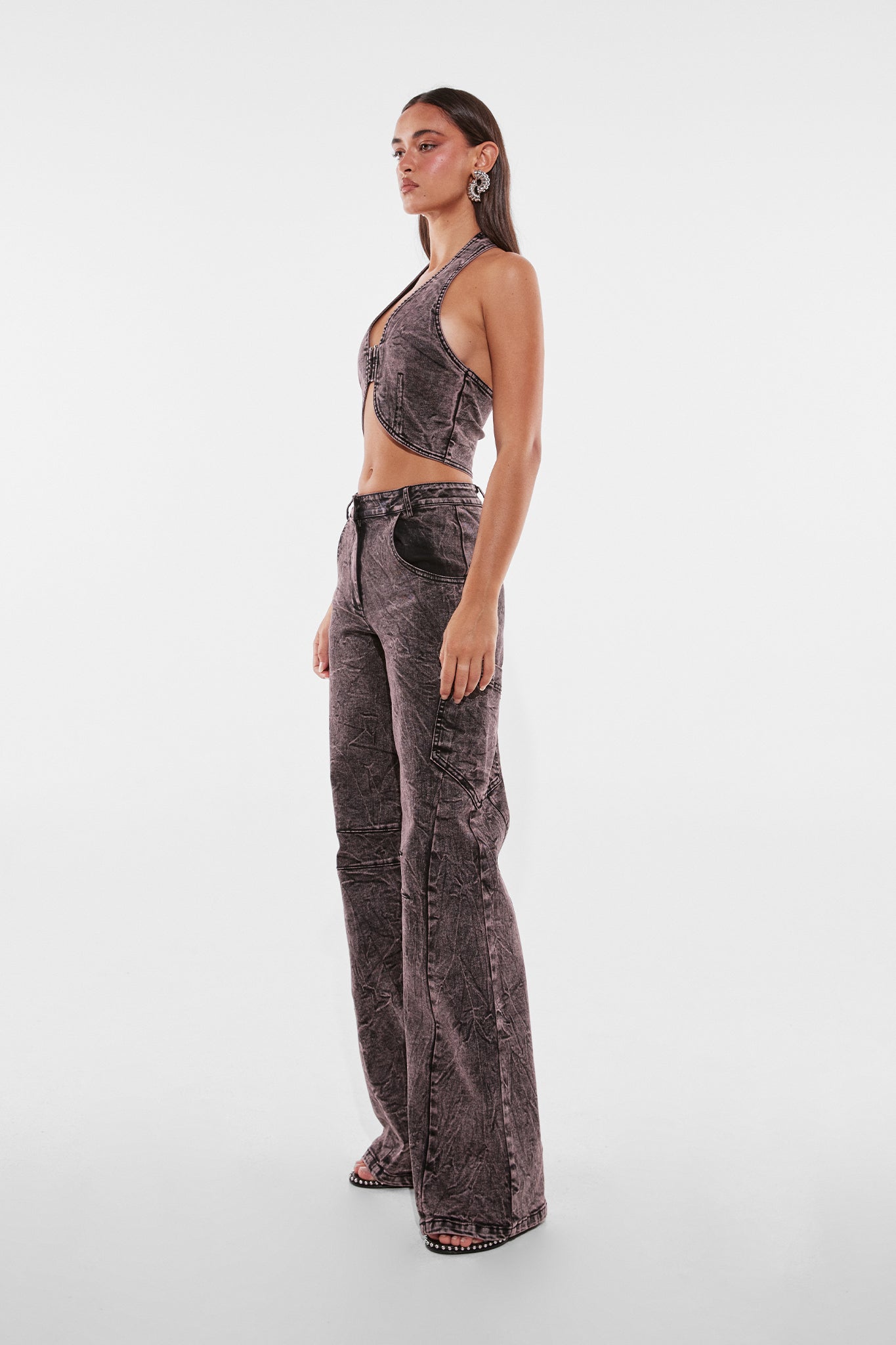 ARMEN PANTS | PURPLE ACID WASH
