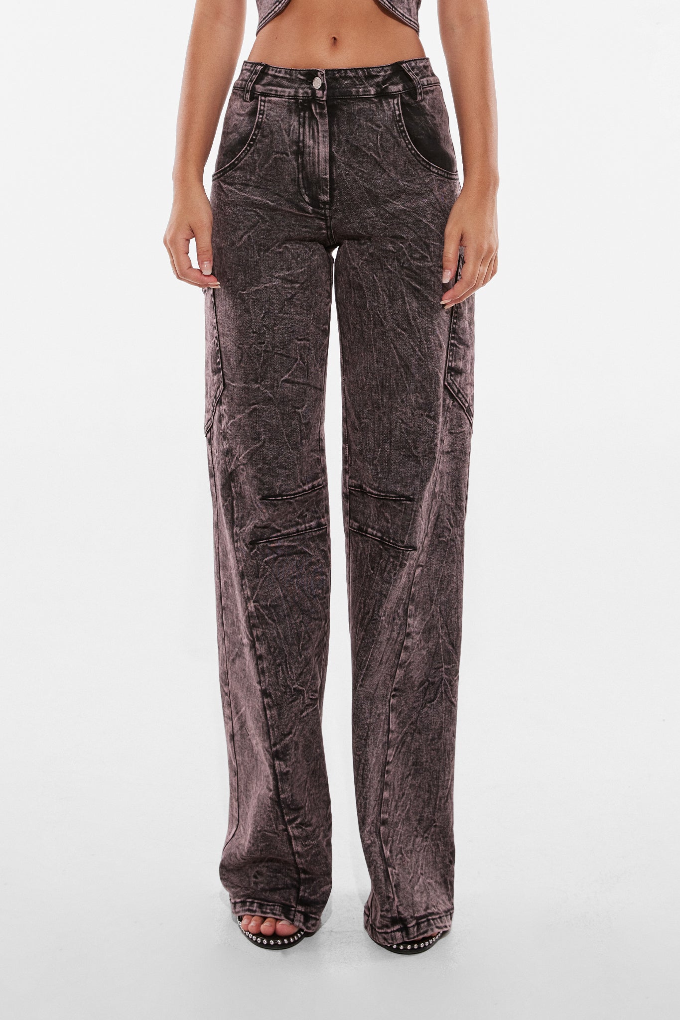 ARMEN PANTS | PURPLE ACID WASH