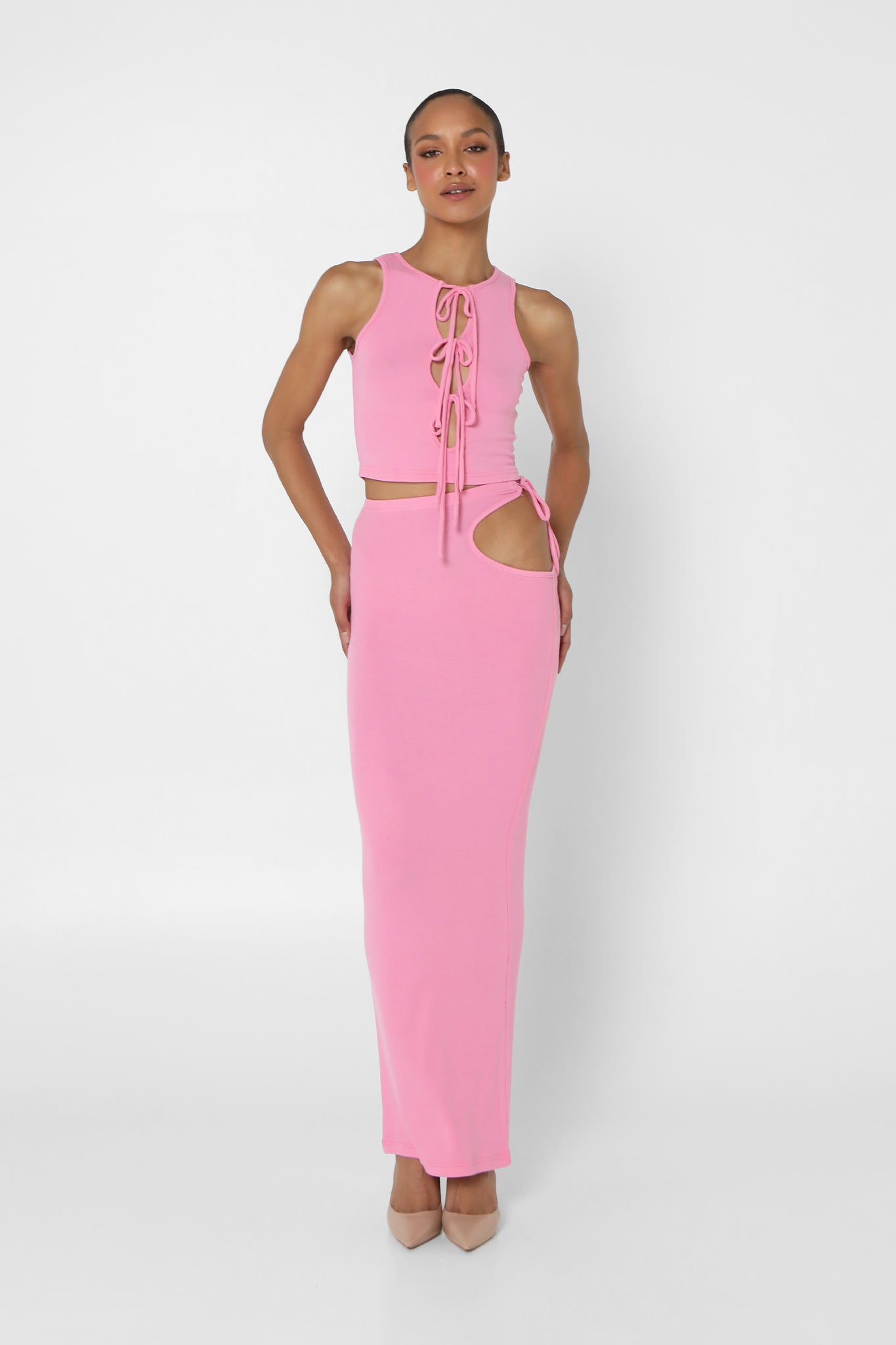 BAMBI MAXI SKIRT | GUAVA