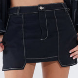 COOPER MINI SKIRT | BLACK
