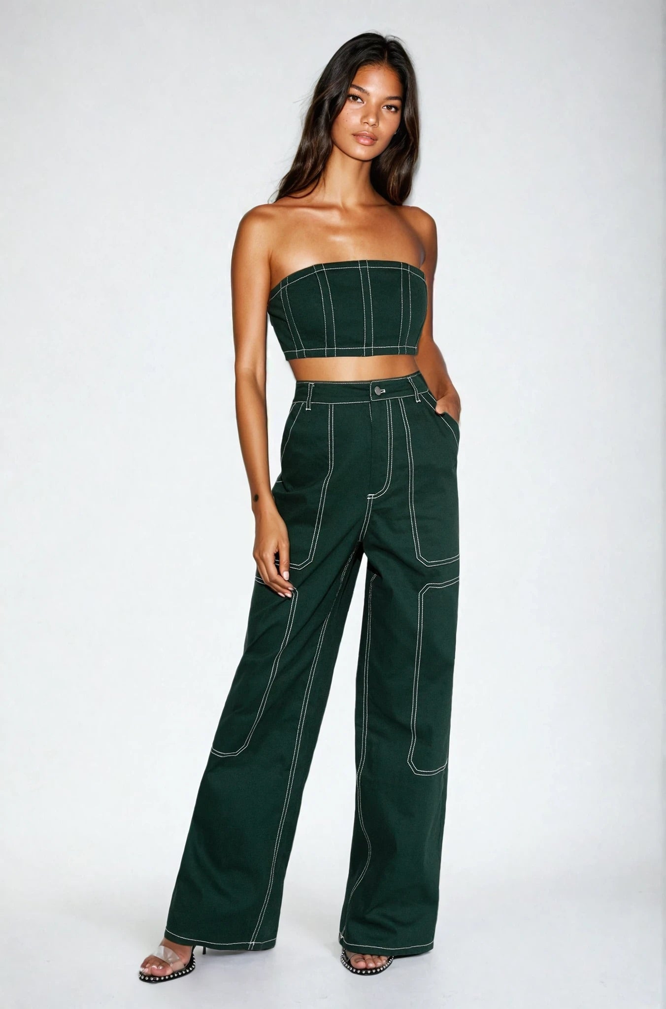 COOPER CROP | GREEN