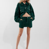 COOPER MINI SKIRT | GREEN