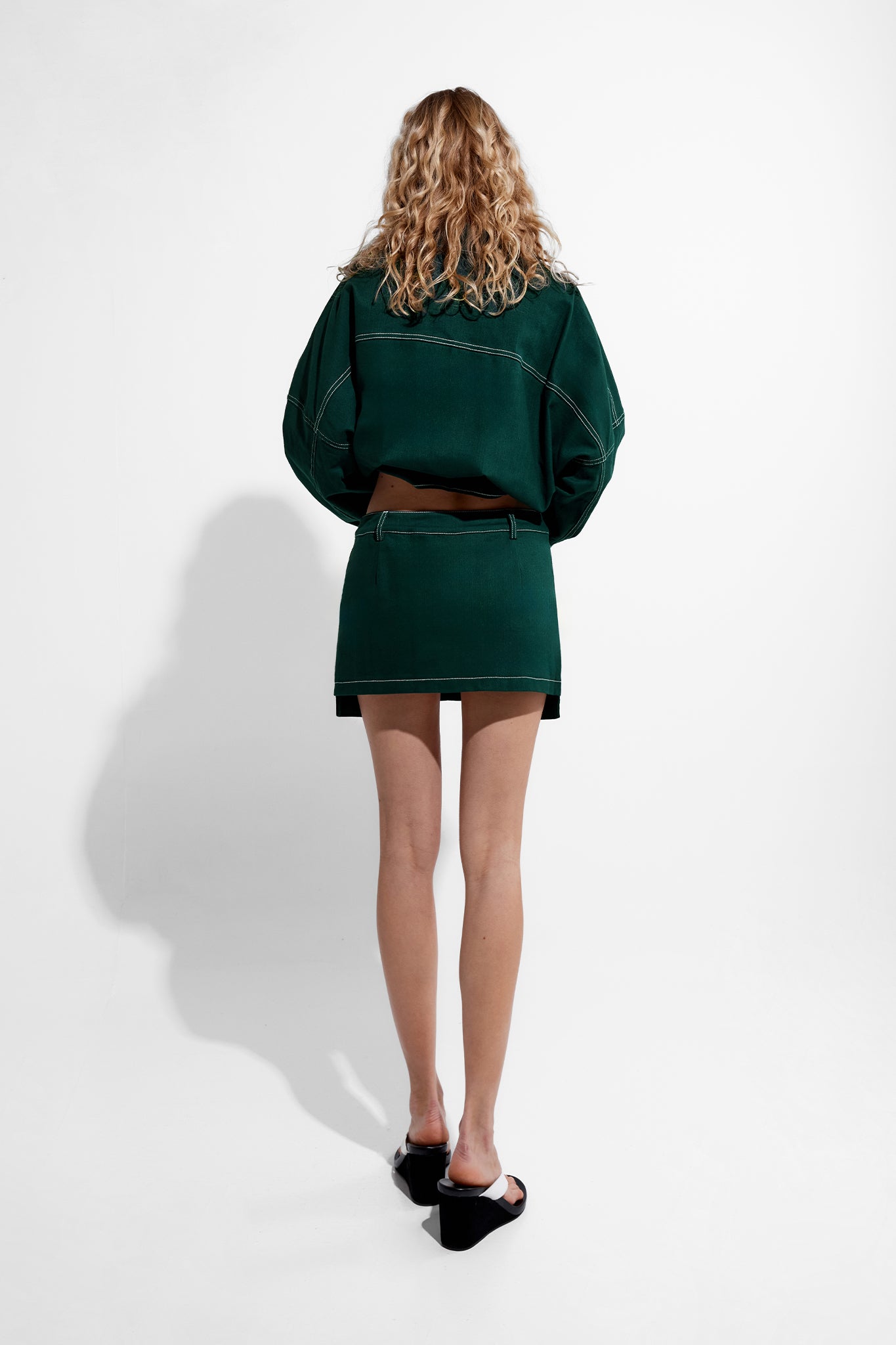 COOPER MINI SKIRT | GREEN