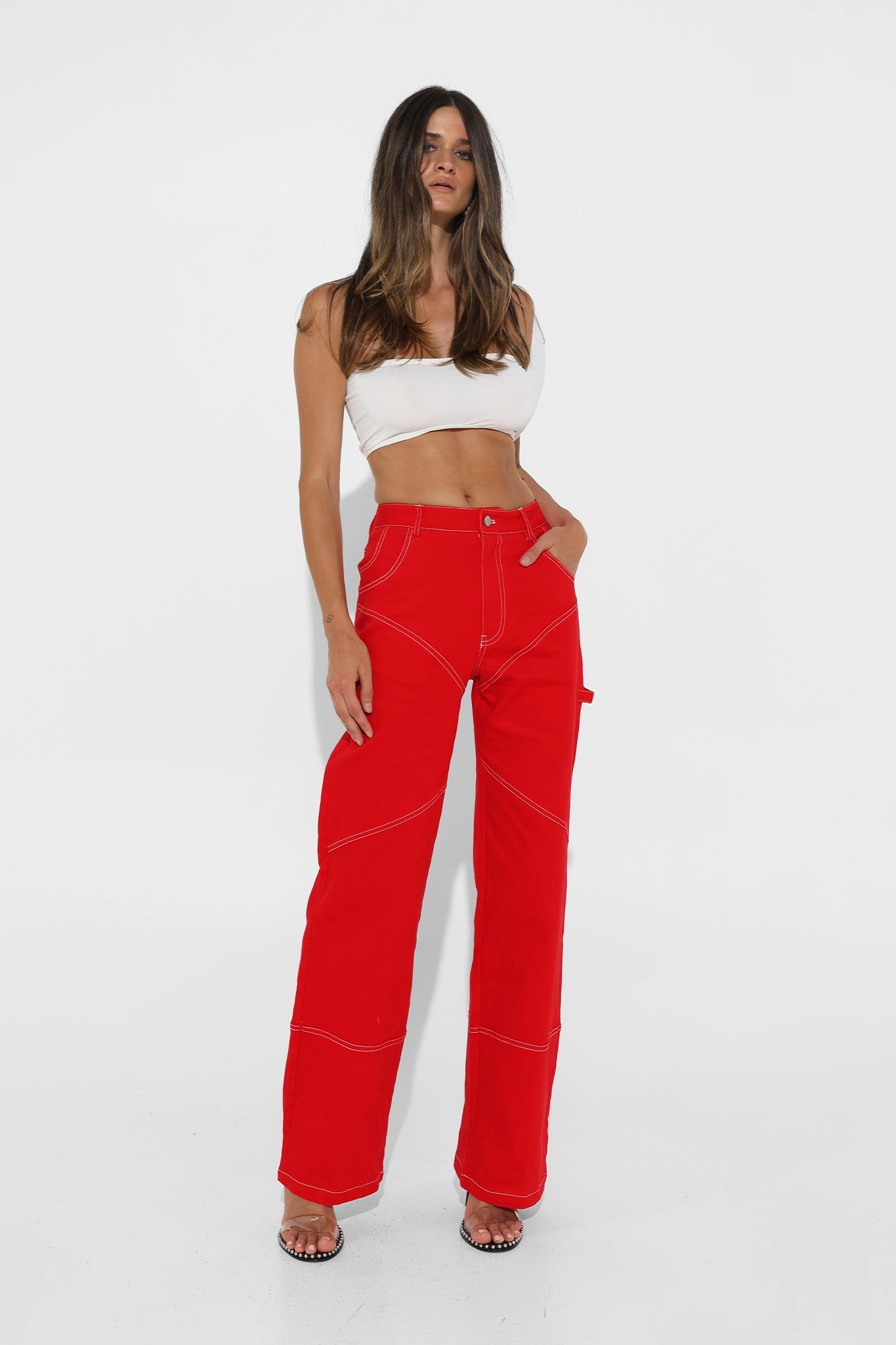 CYRUS JEANS | RED