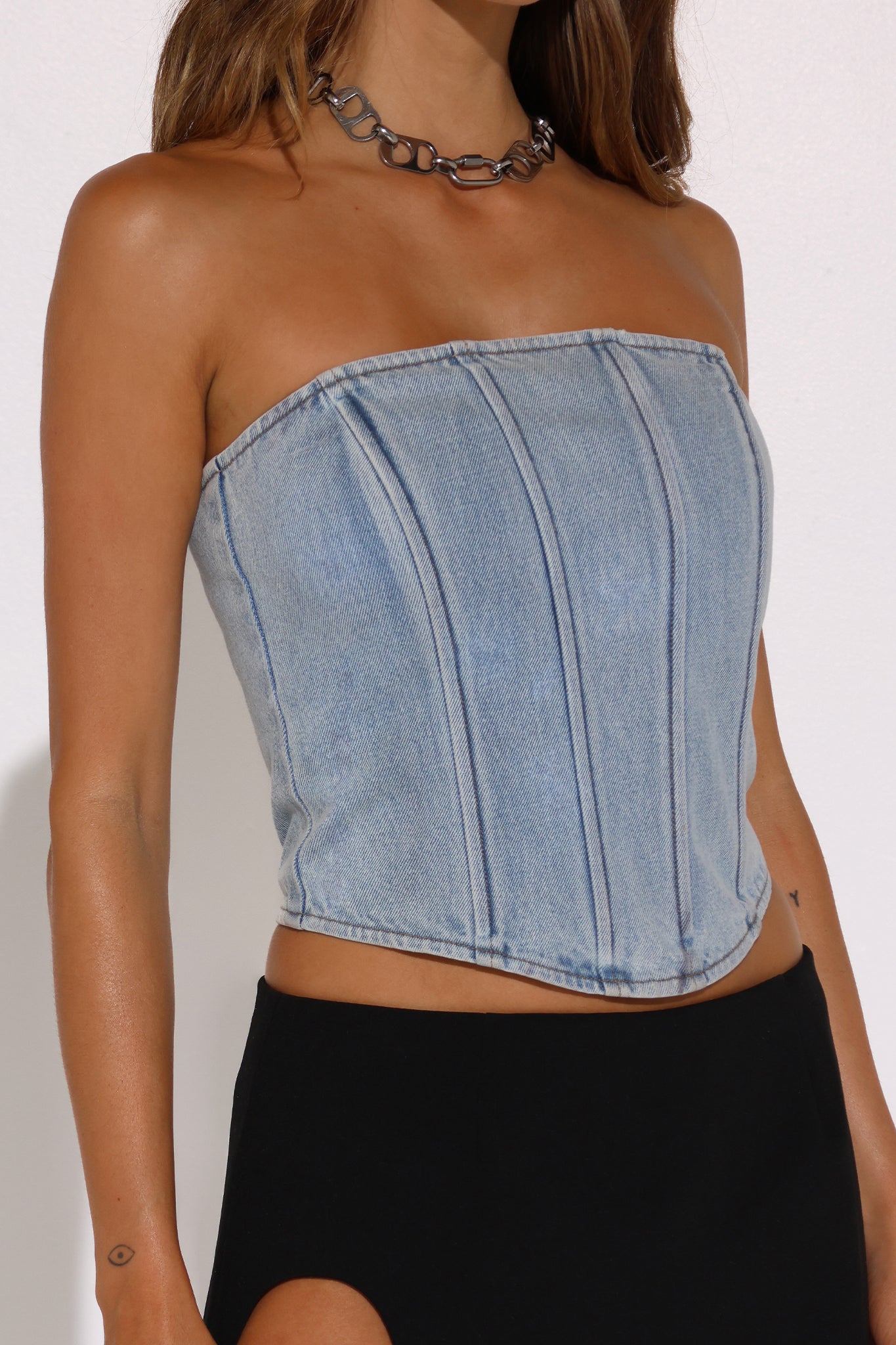 HUDSON CORSET | LIGHT BLUE