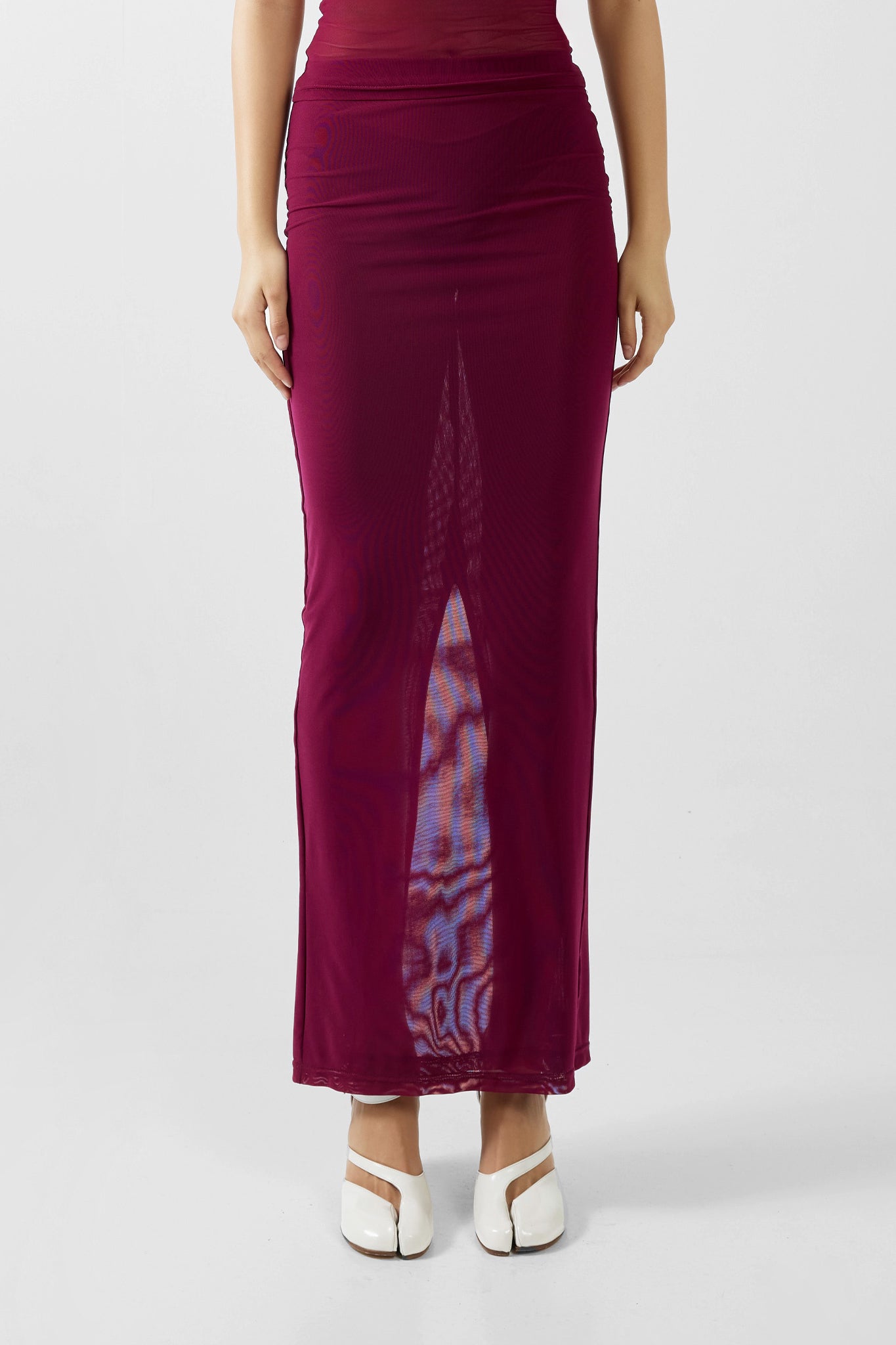 MADDOX MAXI SKIRT | PLUM