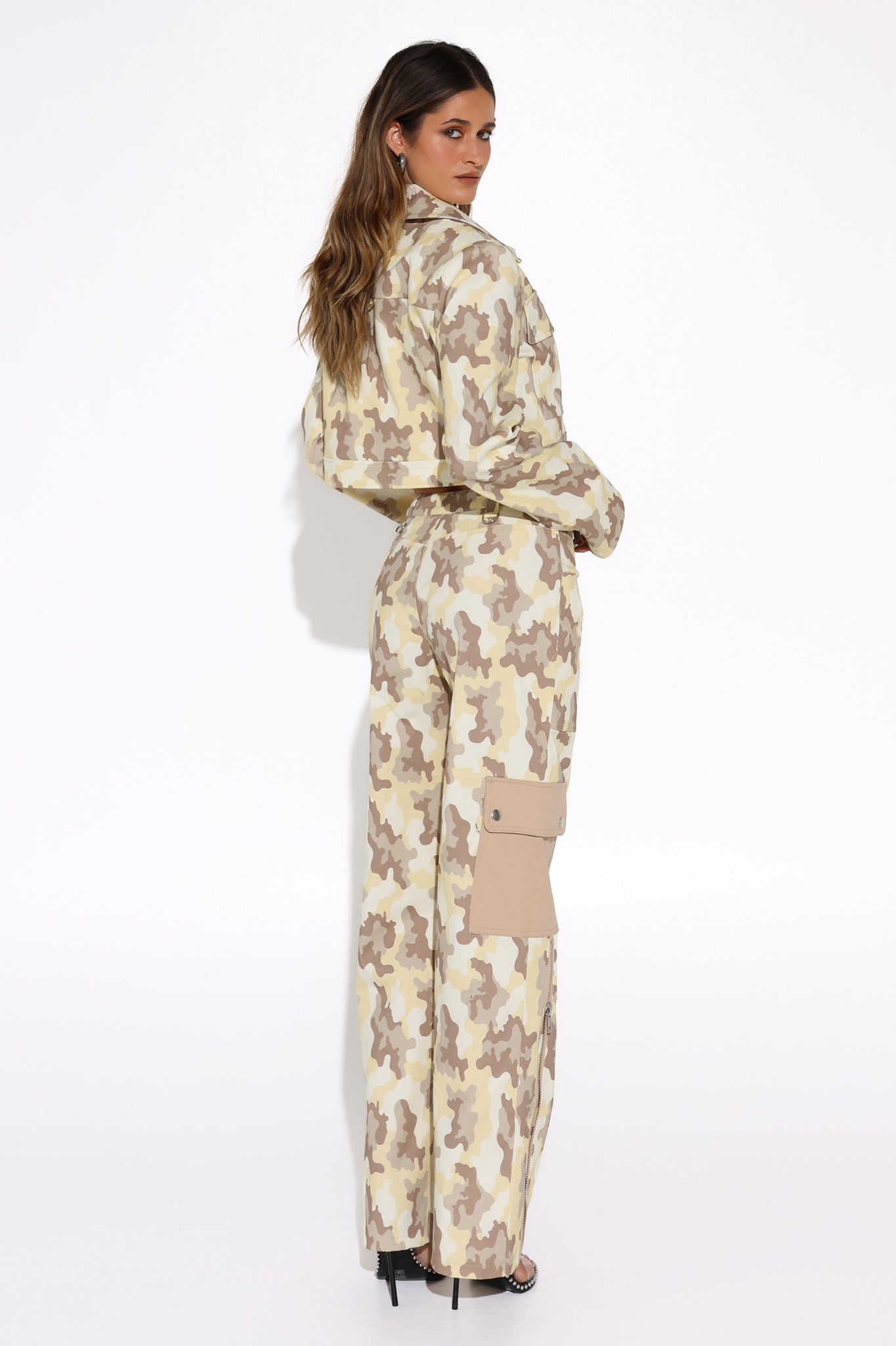 KELSI JACKET | BEIGE CAMO