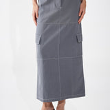LAIKON CARGO MAXI SKIRT