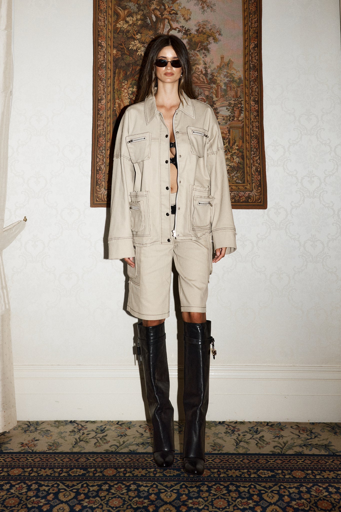 MALLORY JACKET | BONE