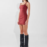 MARCIE MINI DRESS | CHERRY