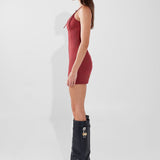 MARCIE MINI DRESS | CHERRY