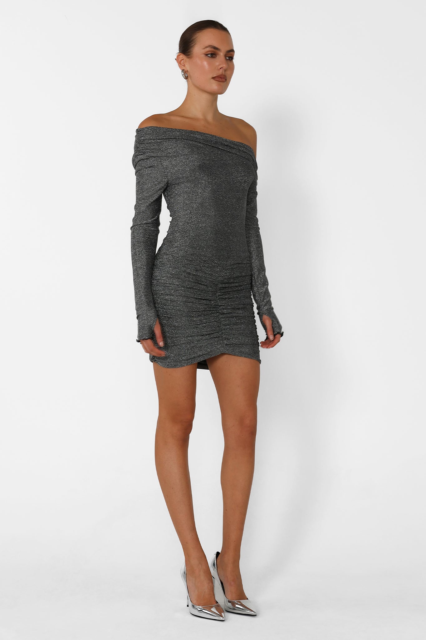 NINA DRESS | SILVER