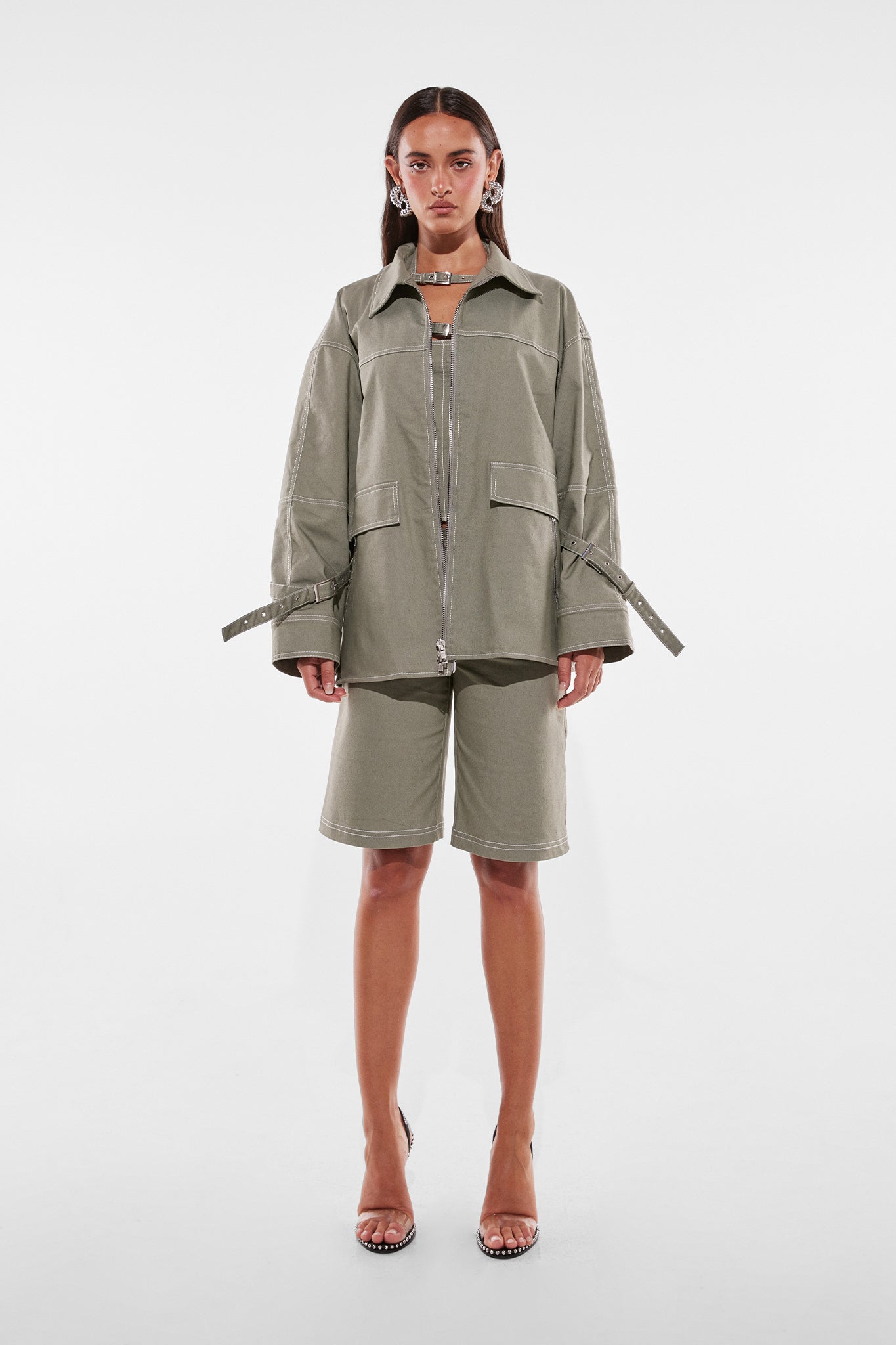 RHOMONA JACKET | SAGE