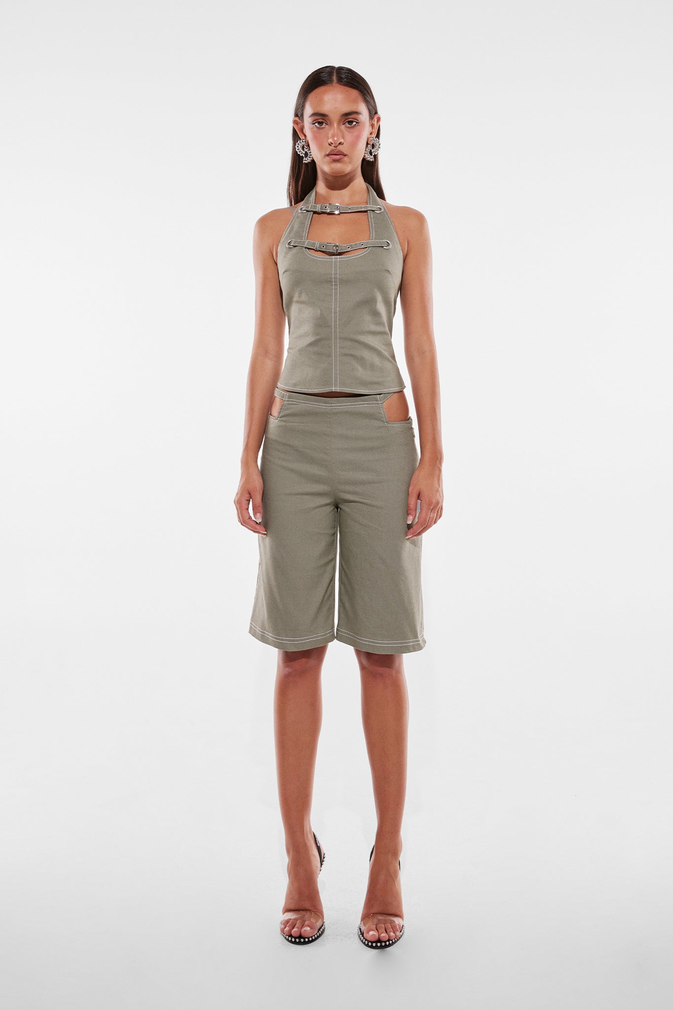 RHOMONA SHORTS | SAGE