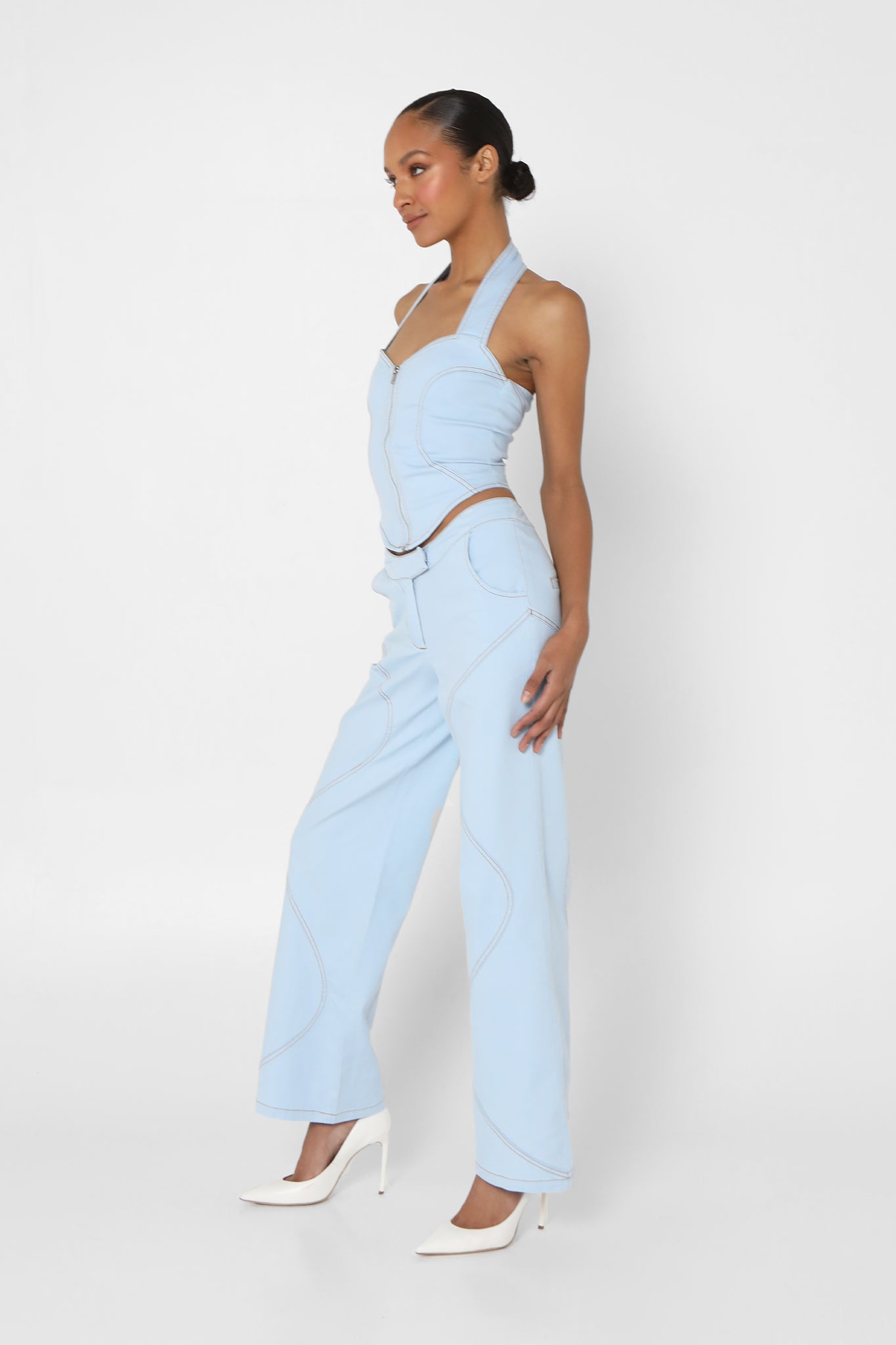 RAMONA CORSET | LIGHT BLUE