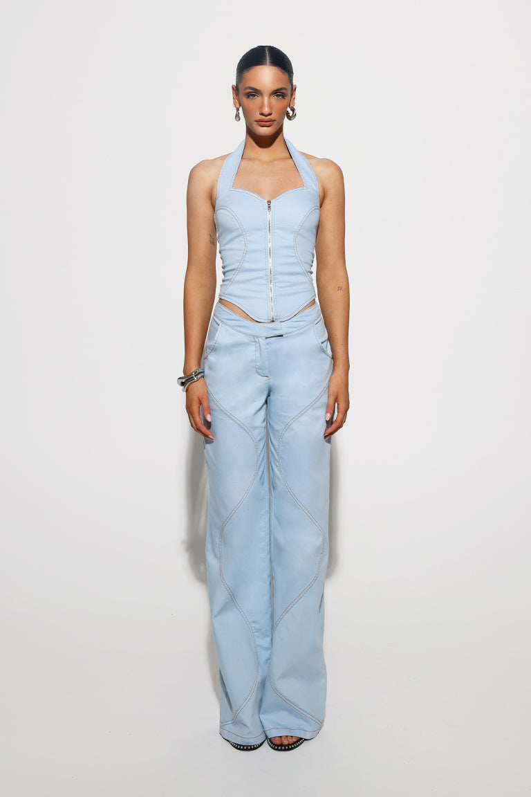 RAMONA CORSET | LIGHT BLUE