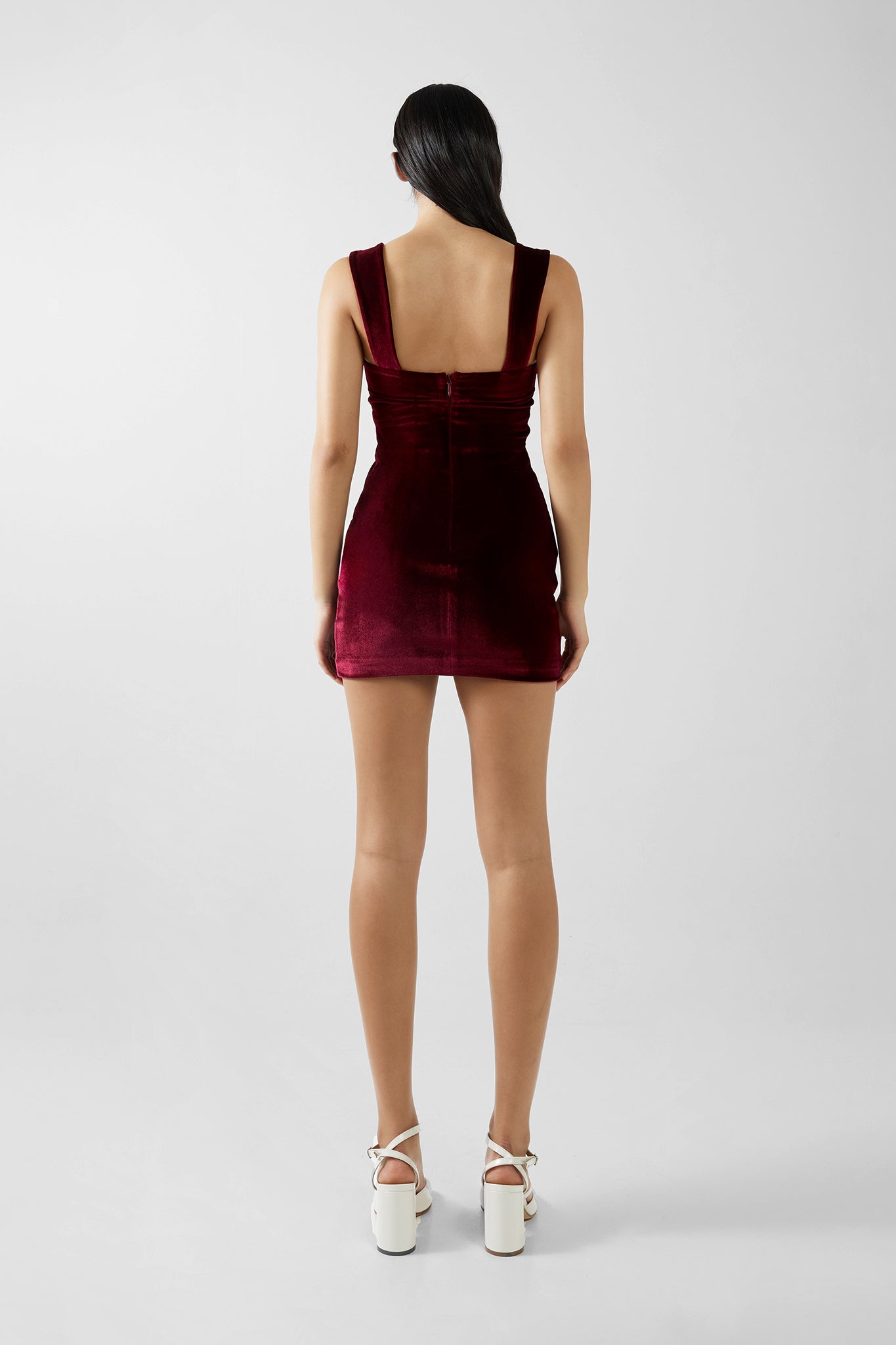 SALMA MINI DRESS | WINE