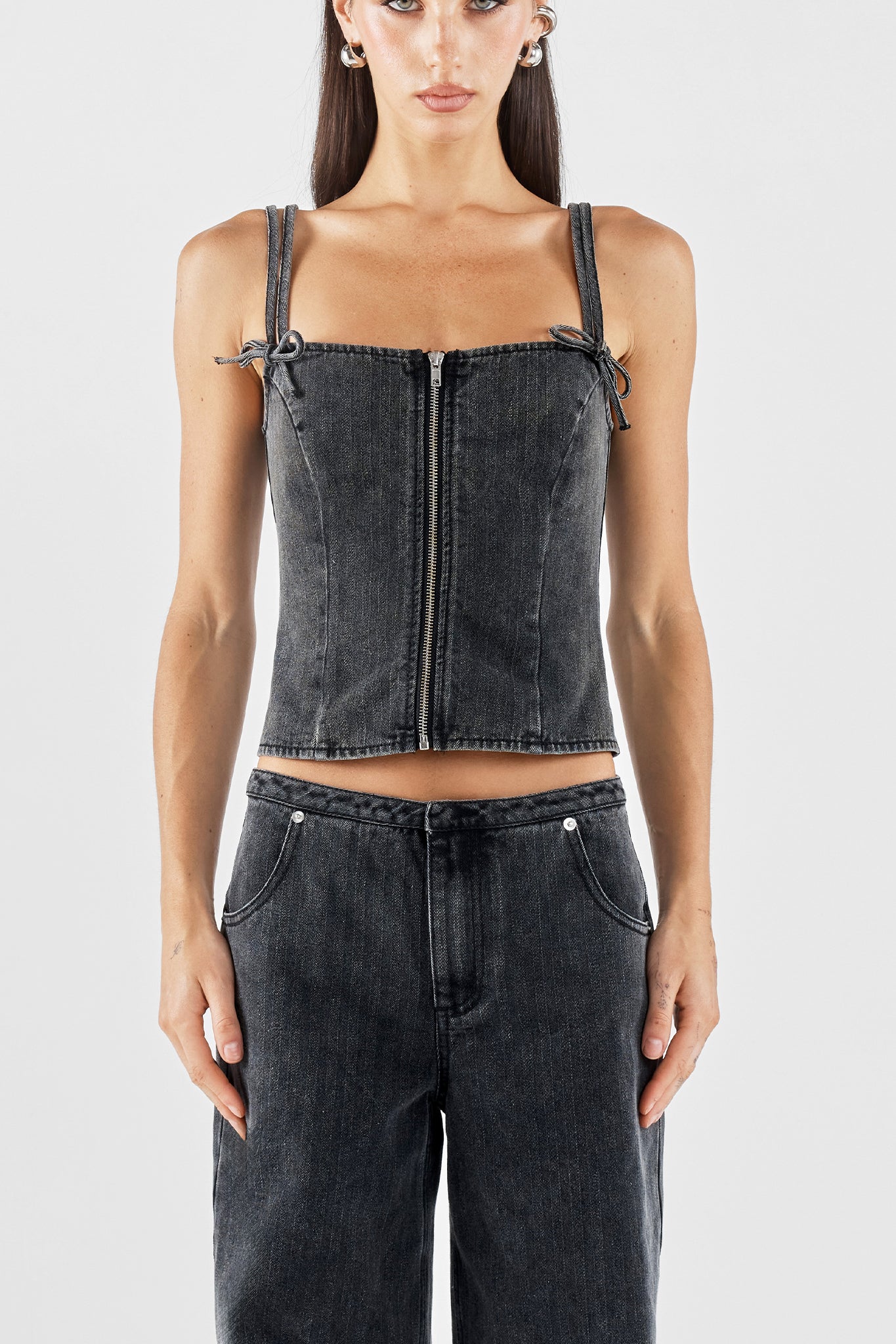 SANTAL TOP | PINSTRIPE