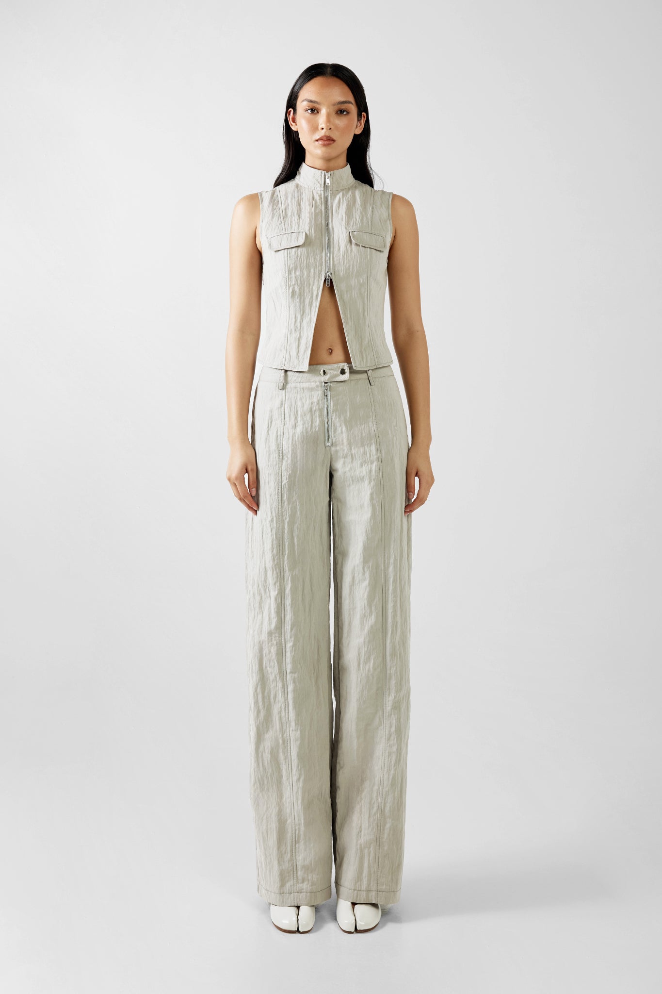 TASHA VEST | COOL GREY