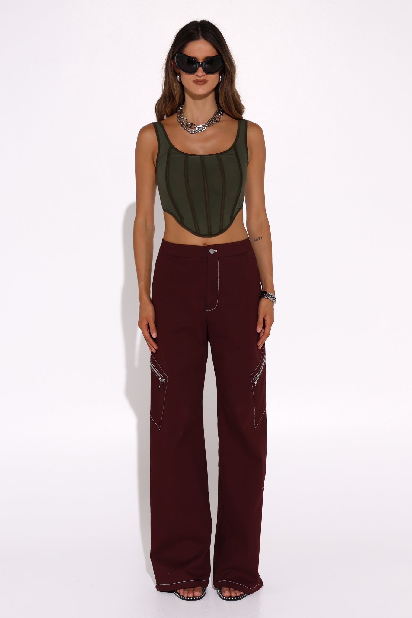 VAEDA PANTS | PLUM