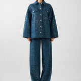 VALENTINO JACKET | INDIGO SEQUIN