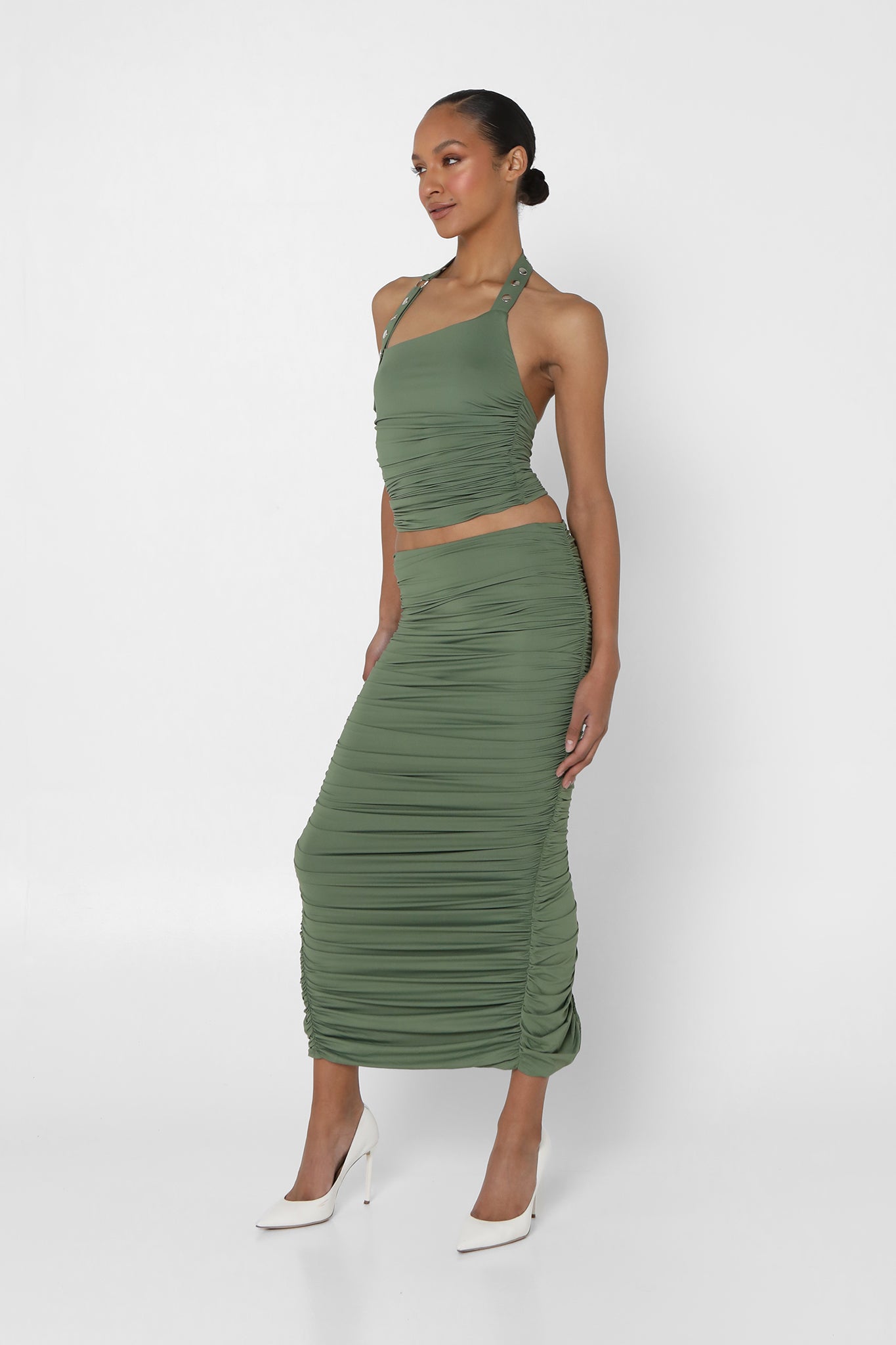 YANA MAXI SKIRT | SAGE