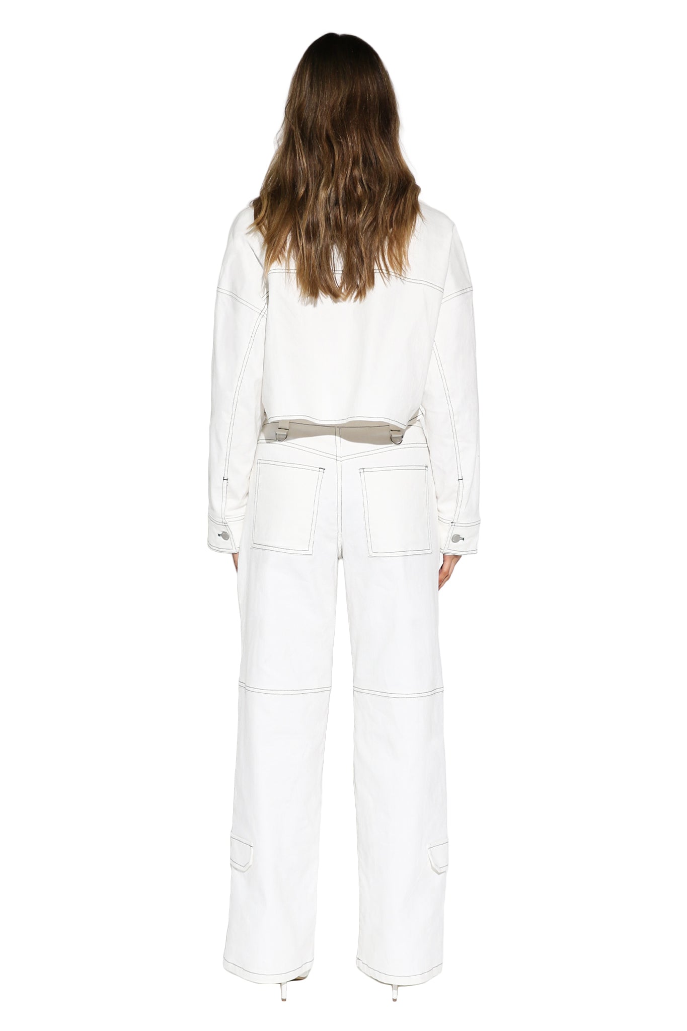 FARGO CROPPED JACKET | WHITE